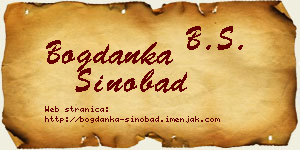 Bogdanka Sinobad vizit kartica